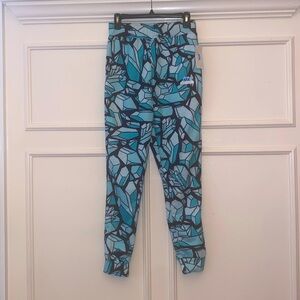 Lotus Leggings geometric blue/teal